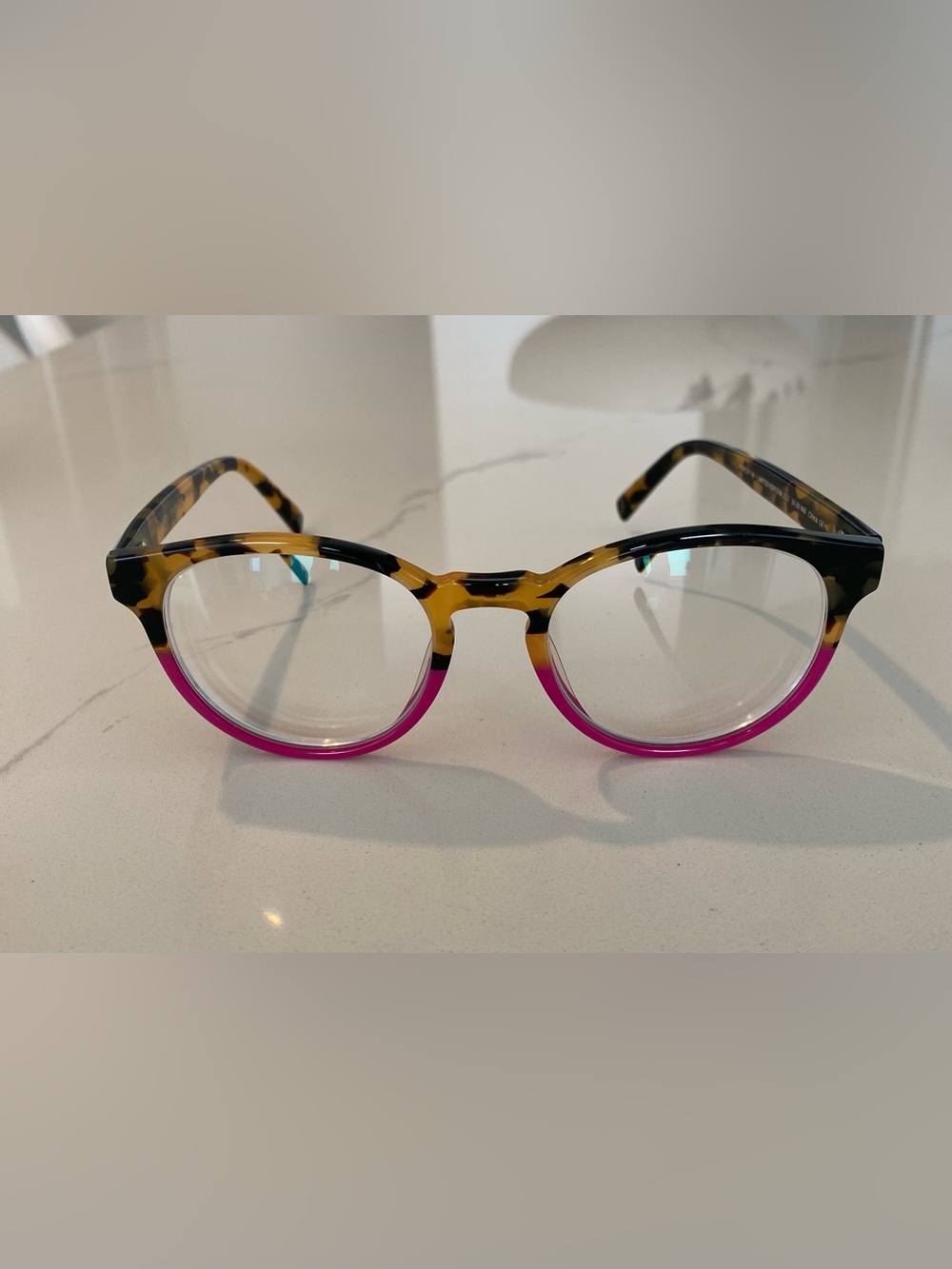 LIMITED EDITION Warby Parker Percey Tortoiseshell and Pink Glasses